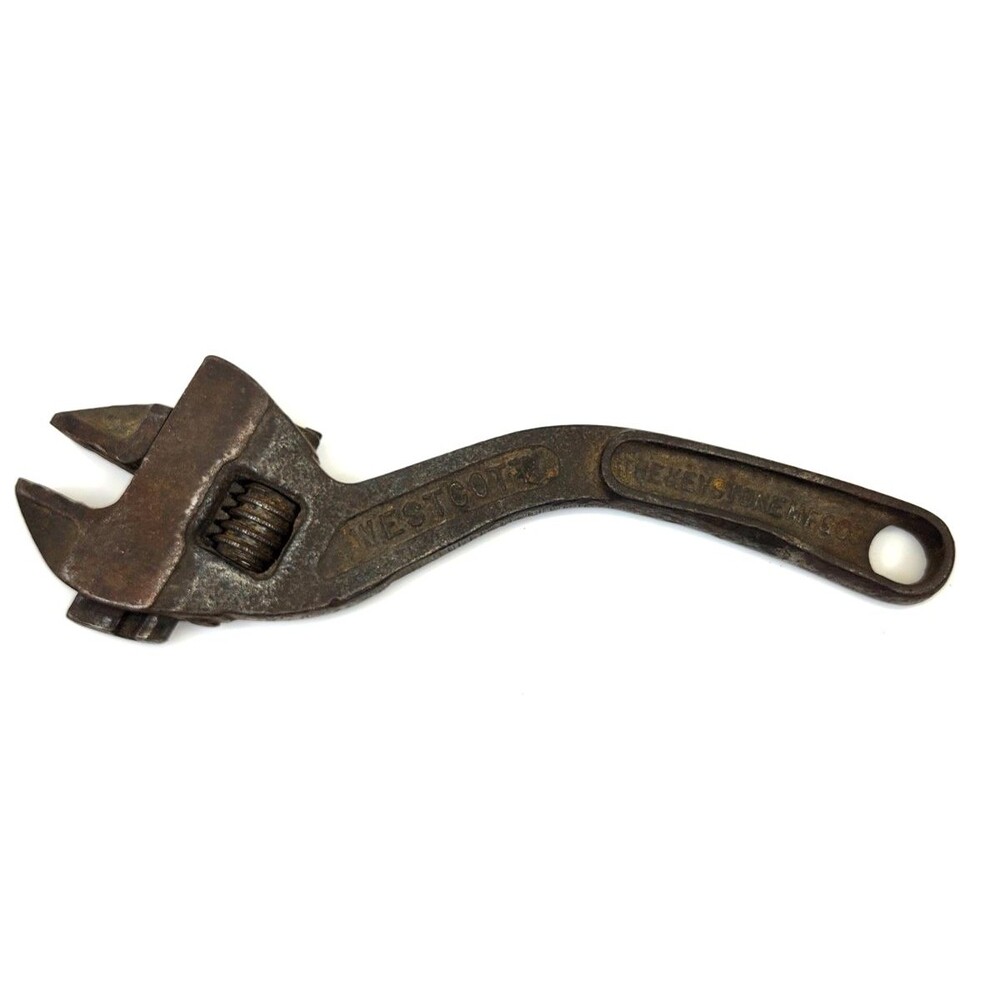 Vintage Westcott 10 Inch No. 80 Adjustable Wrench The Keystone Mfg Co Buffalo NY